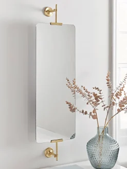 Cox & Cox Bathroom Mirrors|Full Length Mirrors<Brass Portrait Mirror