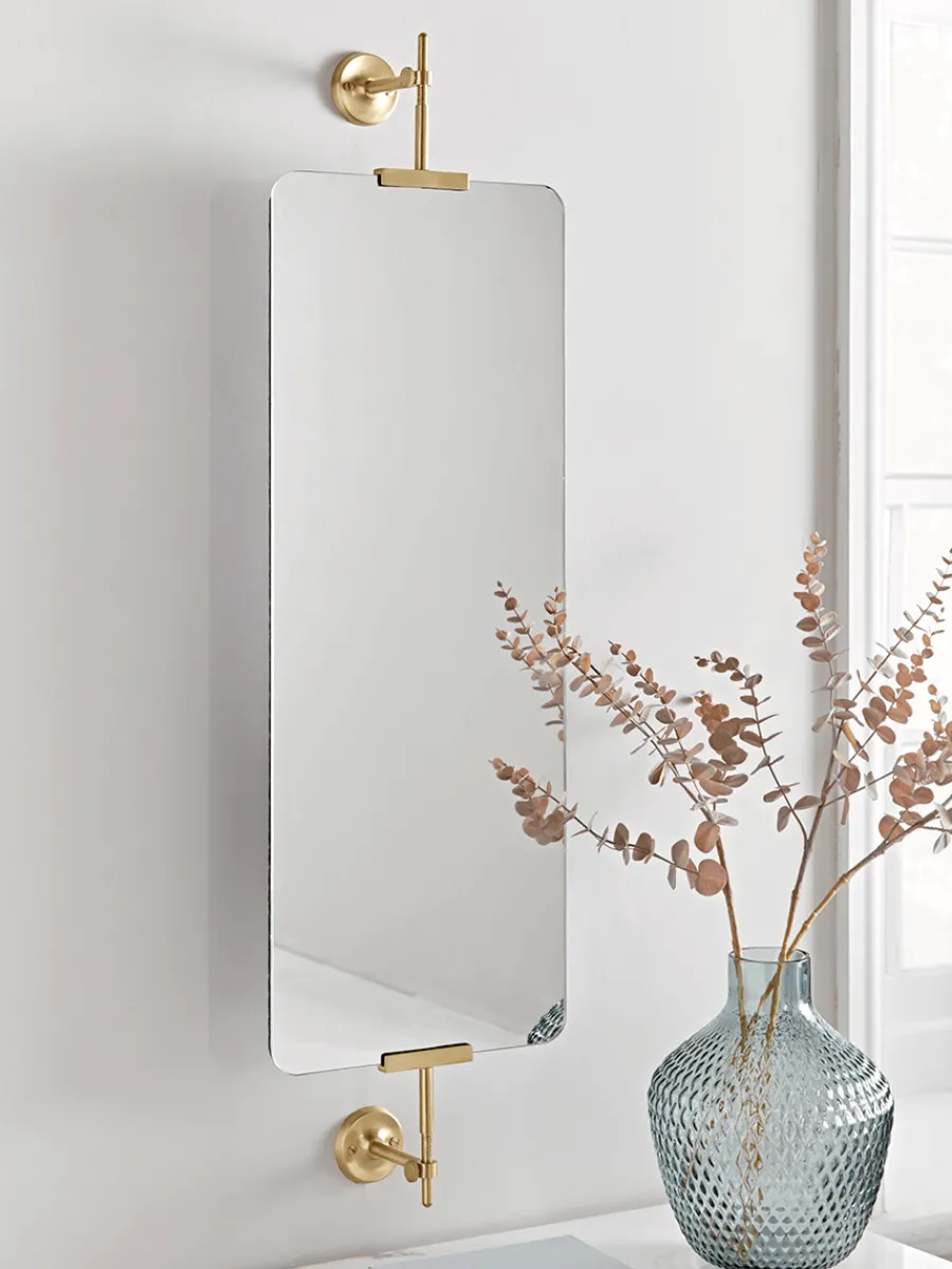 Cox & Cox Bathroom Mirrors|Full Length Mirrors<Brass Portrait Mirror
