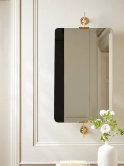 Cox & Cox Wall Mirrors<Brass Portrait Mirror - Large