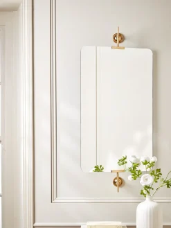 Cox & Cox Wall Mirrors<Brass Portrait Mirror - Large