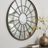 Cox & Cox Decorative Mirrors|Round Mirrors<Bronze Round Window Mirror