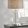 Cox & Cox Table Lamps<Brushed Brass & Glass Table Lamp