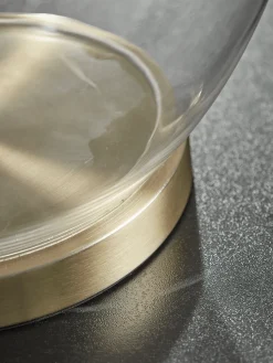 Cox & Cox Table Lamps<Brushed Brass & Glass Table Lamp