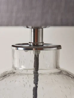 Cox & Cox Table Lamps<Bubbled Glass Table Lamp