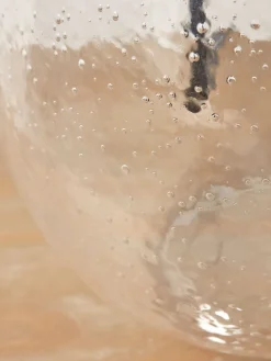 Cox & Cox Table Lamps<Bubbled Glass Table Lamp