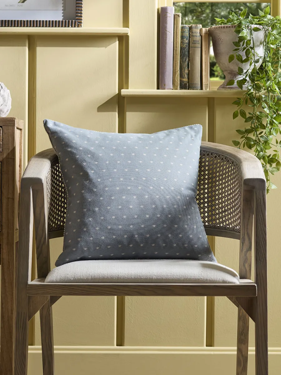 Cox & Cox Cushions|Cushions<Bumble Bee Cushion - Blue