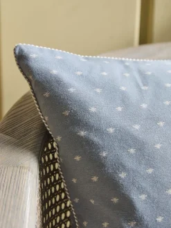 Cox & Cox Cushions|Cushions<Bumble Bee Cushion - Blue