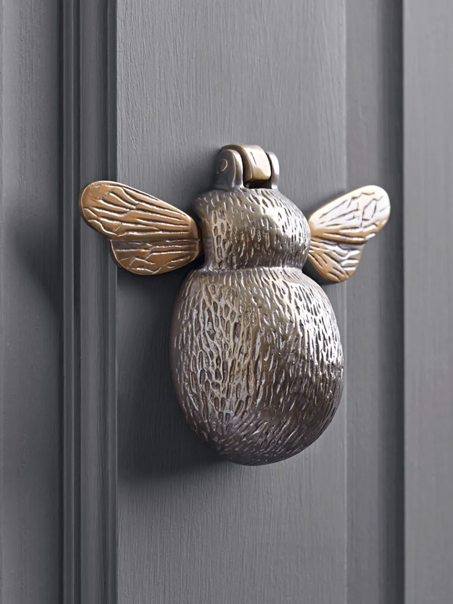 Cox & Cox Door Furniture|Decorative Outdoors<Bumble Bee Door Knocker - Antique Bronze