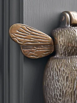 Cox & Cox Door Furniture|Decorative Outdoors<Bumble Bee Door Knocker - Antique Bronze
