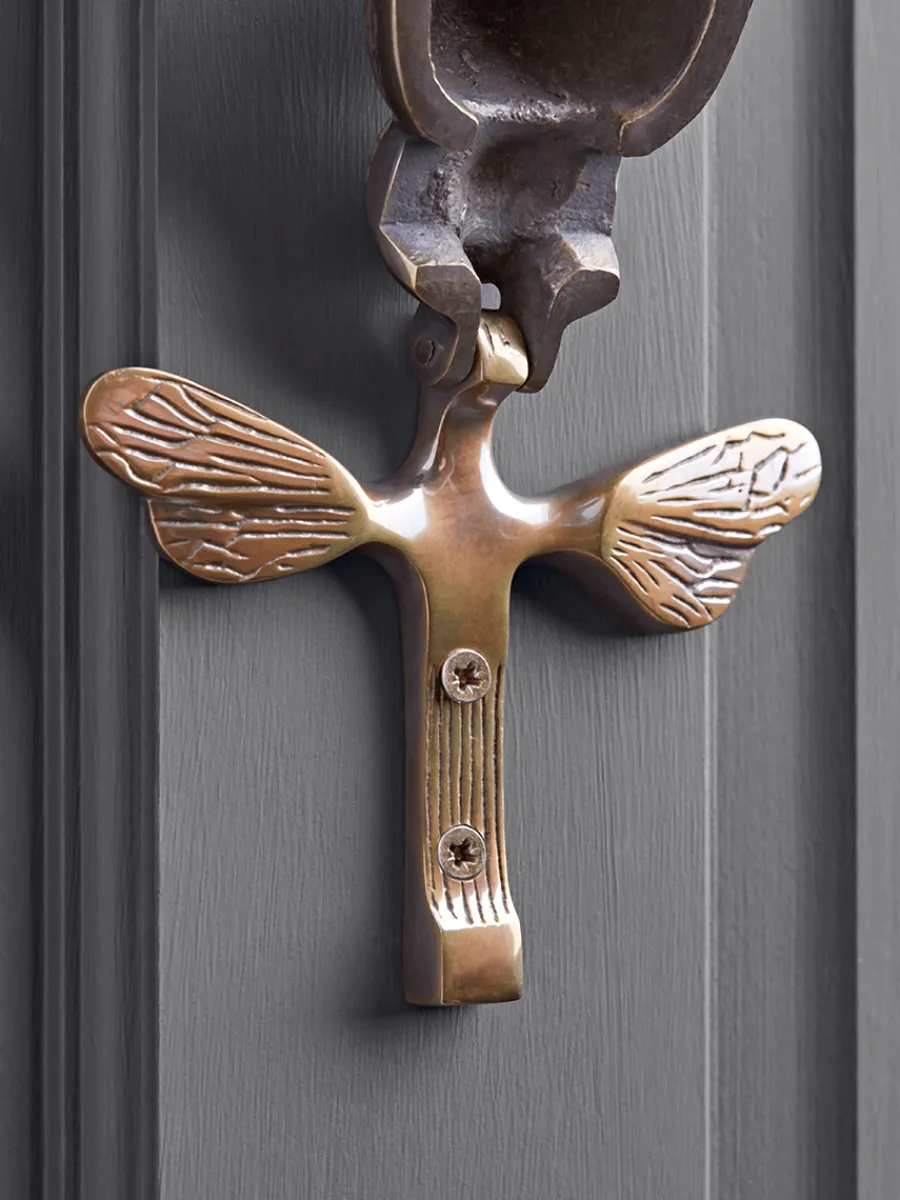 Cox & Cox Door Furniture|Decorative Outdoors<Bumble Bee Door Knocker - Antique Bronze