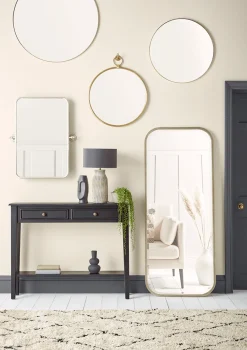 Cox & Cox Full Length Mirrors<Burnished Silver Full Length Mirror
