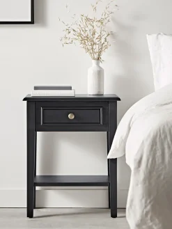 Cox & Cox Bedside Tables|Bedside Tables<Camille Bedside Table - Black