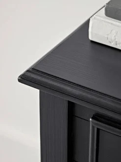 Cox & Cox Bedside Tables|Bedside Tables<Camille Bedside Table - Black