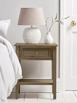 Cox & Cox Bedside Tables|Bedside Tables<Camille Bedside Table - Limewashed