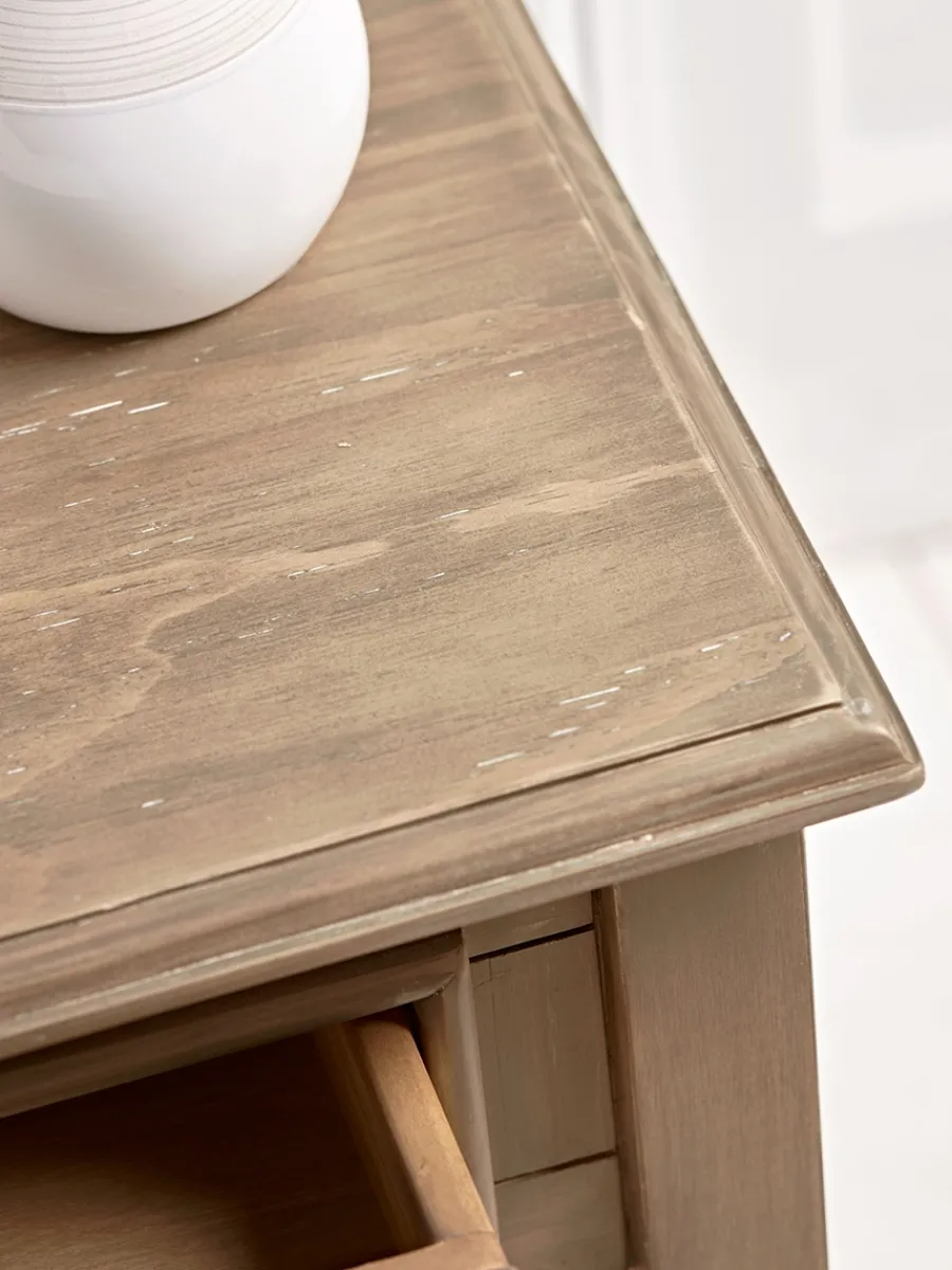 Cox & Cox Bedside Tables|Bedside Tables<Camille Bedside Table - Limewashed