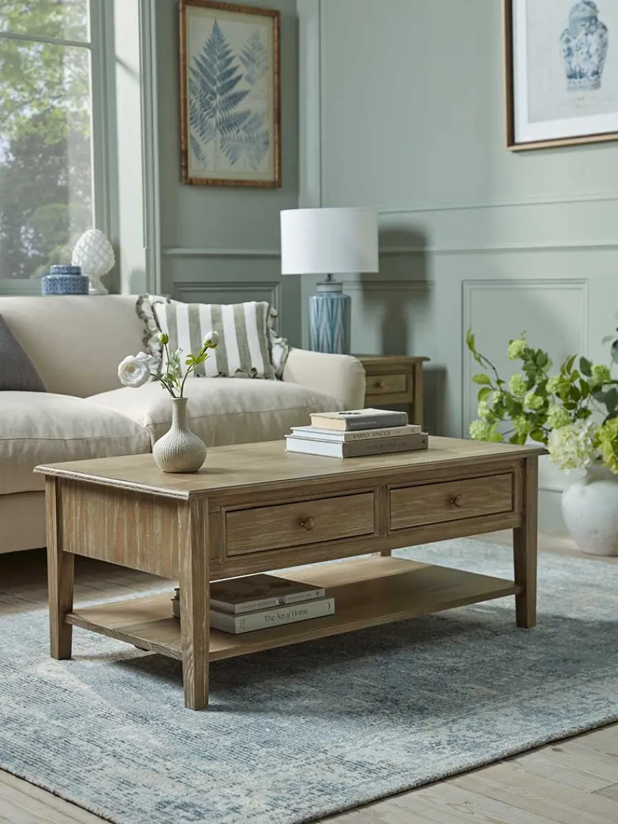 Cox & Cox Coffee Tables<Camille Coffee Table - Limewashed