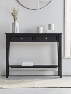 Cox & Cox Console Tables<Camille Console Table - Black