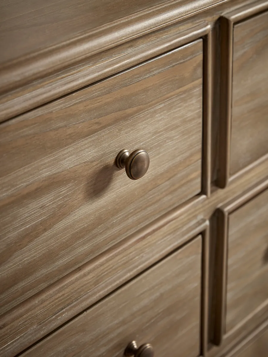 Cox & Cox Chests Of Drawers|Chests Of Drawers<Camille Double Chest of Drawers - Limewashed