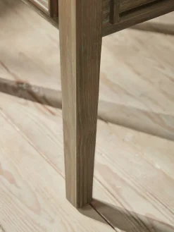 Cox & Cox Dressing Tables & Stools|Dressing Tables & Stools<Camille Dressing Table Storage Stool - Limewashed