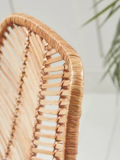 Cox & Cox Stools<Chevron Flat Rattan Counter Stool