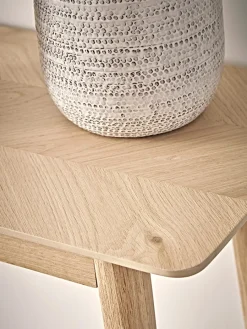 Cox & Cox Console Tables<Chevron Oak Console Table