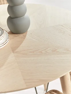 Cox & Cox Dining Tables<Chevron Oak Dining Table - Round