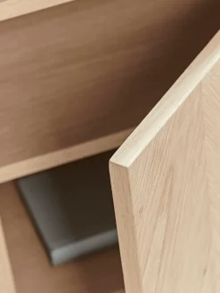 Cox & Cox Cabinets<Chevron Oak Display Unit