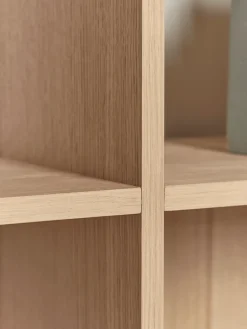 Cox & Cox Cabinets<Chevron Oak Display Unit