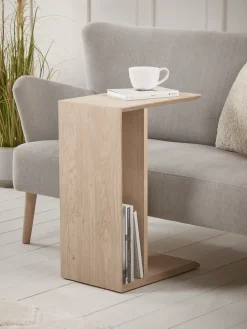 Cox & Cox Side Tables<Chevron Oak Sofa Table