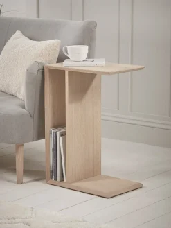 Cox & Cox Side Tables<Chevron Oak Sofa Table