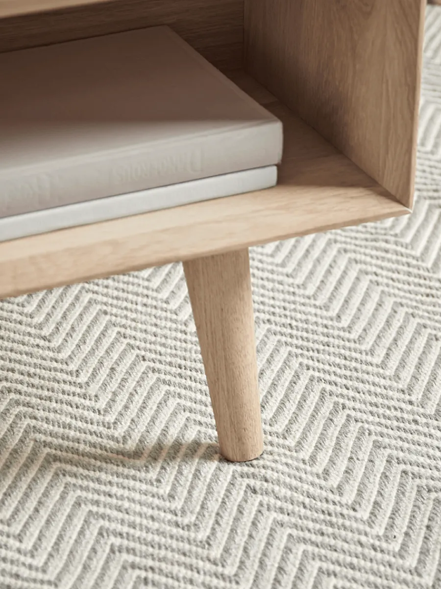 Cox & Cox Coffee Tables<Chevron Oak Storage Coffee Table