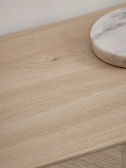 Cox & Cox Console Tables<Chevron Oak Storage Console Table