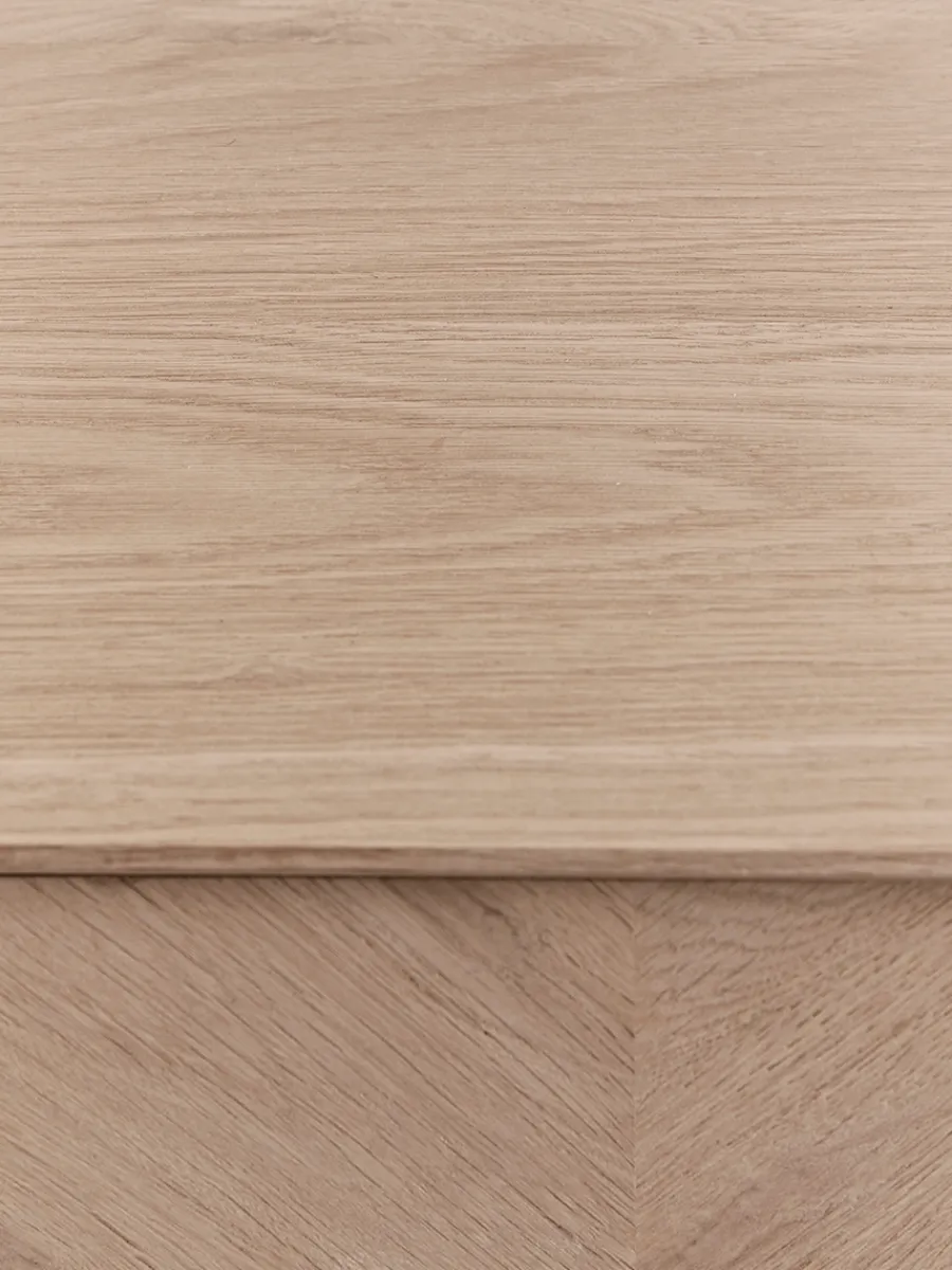 Cox & Cox Console Tables<Chevron Oak Storage Console Table