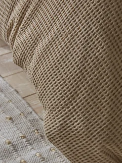 Cox & Cox Bedding|Bedding<Chunky Waffle Duvet Set - Super King