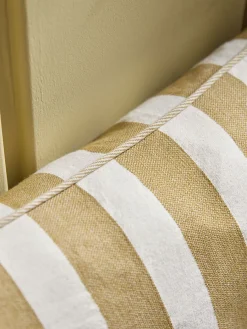 Cox & Cox Cushions|Cushions<Classic Stripe Cushion - Ochre