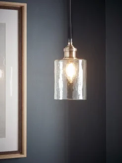 Cox & Cox Pendants<Column Glass Pendant