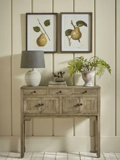 Cox & Cox Console Tables<Compact Reclaimed Oak Console Table