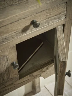 Cox & Cox Console Tables<Compact Reclaimed Oak Console Table