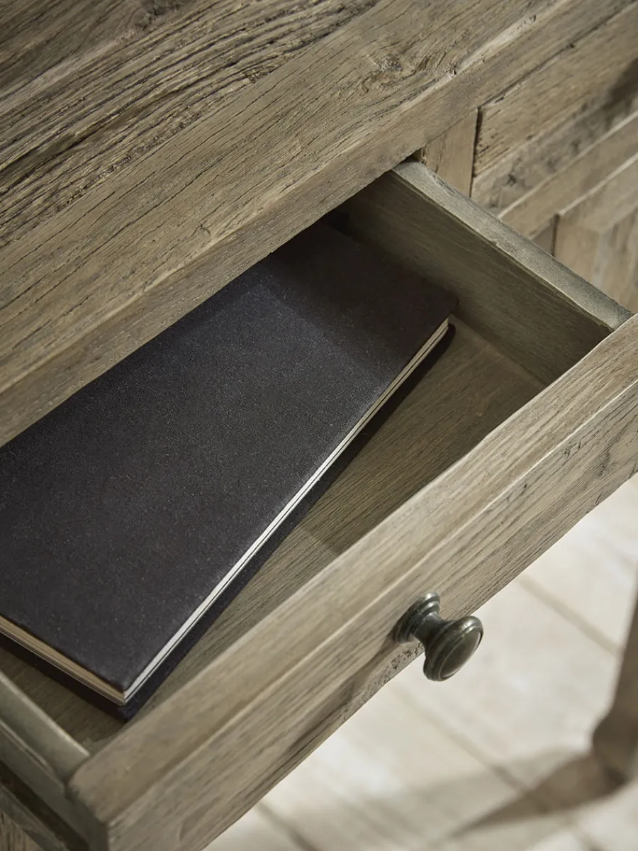 Cox & Cox Console Tables<Compact Reclaimed Oak Console Table