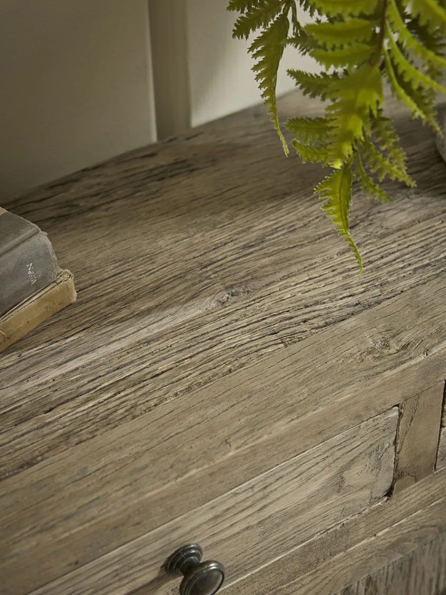 Cox & Cox Console Tables<Compact Reclaimed Oak Console Table