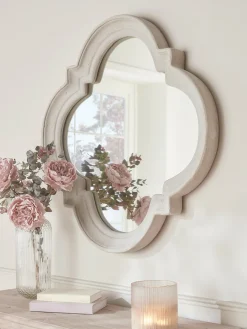 Cox & Cox Wall Mirrors<Concrete Effect Maroq Mirror