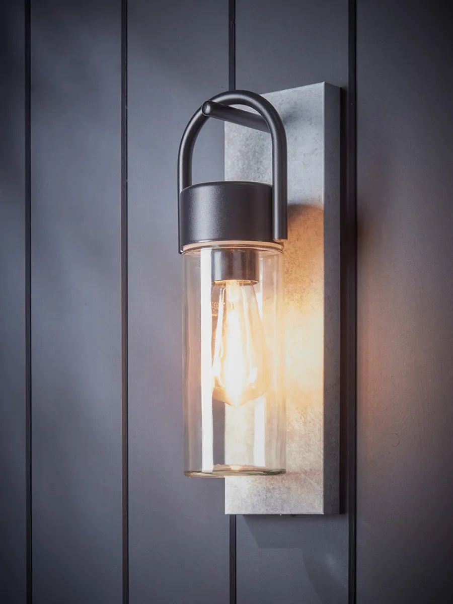 Cox & Cox Outdoor Wall Lights|Outdoor Wall Lights<Concrete Effect Wall Light