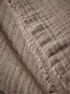 Cox & Cox Bedding|Bedding<Cotton Dusky Rose Weaving Bedspread