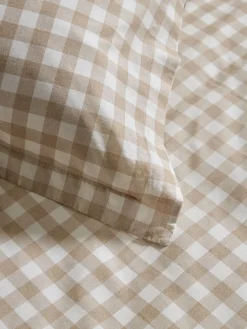 Cox & Cox Bedding|Bedding<Cotton Gingham Duvet Cover Set - King