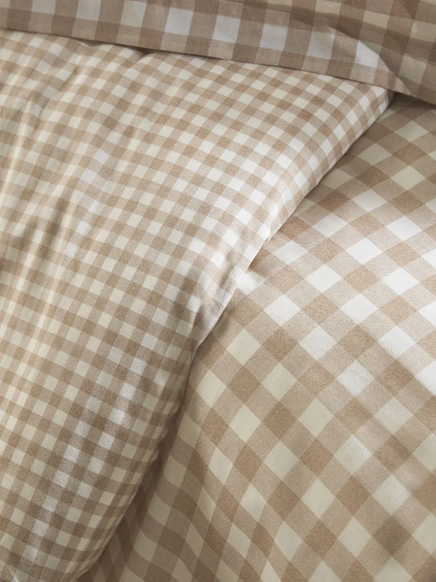 Cox & Cox Bedding|Bedding<Cotton Gingham Duvet Cover Set - King