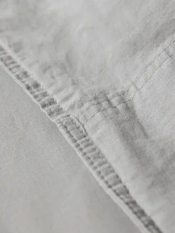 Cox & Cox Bedding|Bedding<Cotton King Duvet Cover Set - Pewter Grey