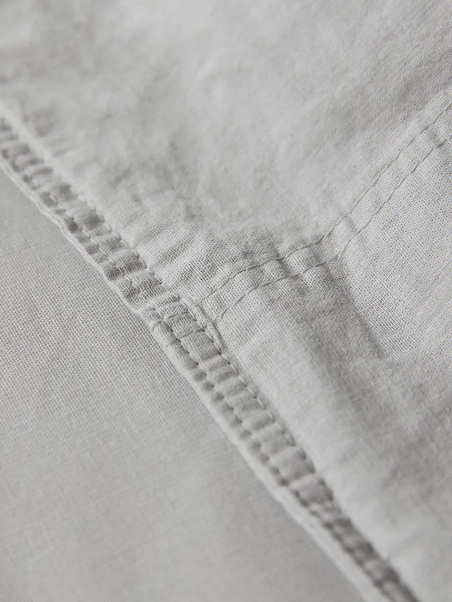 Cox & Cox Bedding|Bedding<Cotton King Duvet Cover Set - Pewter Grey