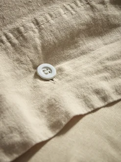 Cox & Cox Bedding|Bedding<Cotton Super King Duvet Cover Set - Flax