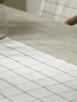 Cox & Cox Kitchen Accessories & Tableware<Cotton Table Runner - Checked