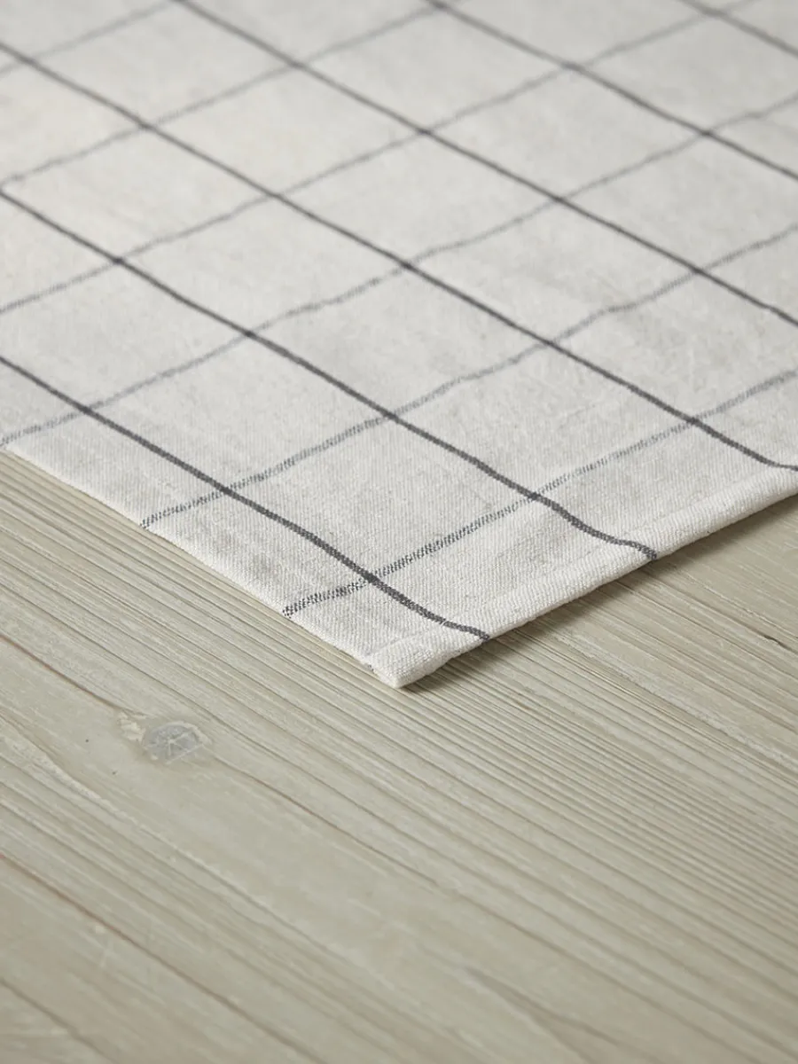 Cox & Cox Kitchen Accessories & Tableware<Cotton Table Runner - Checked